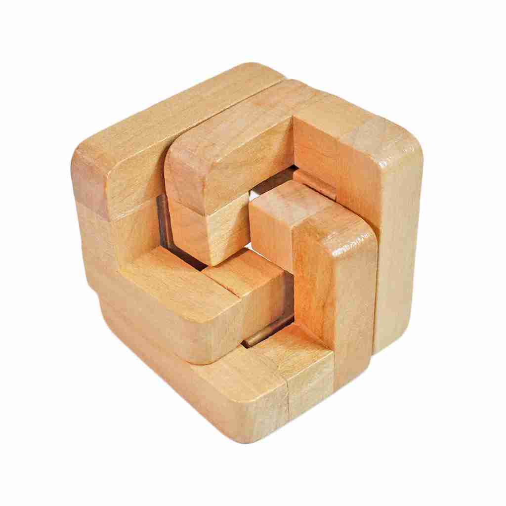 Puzzle 3d 2025 madera cubo